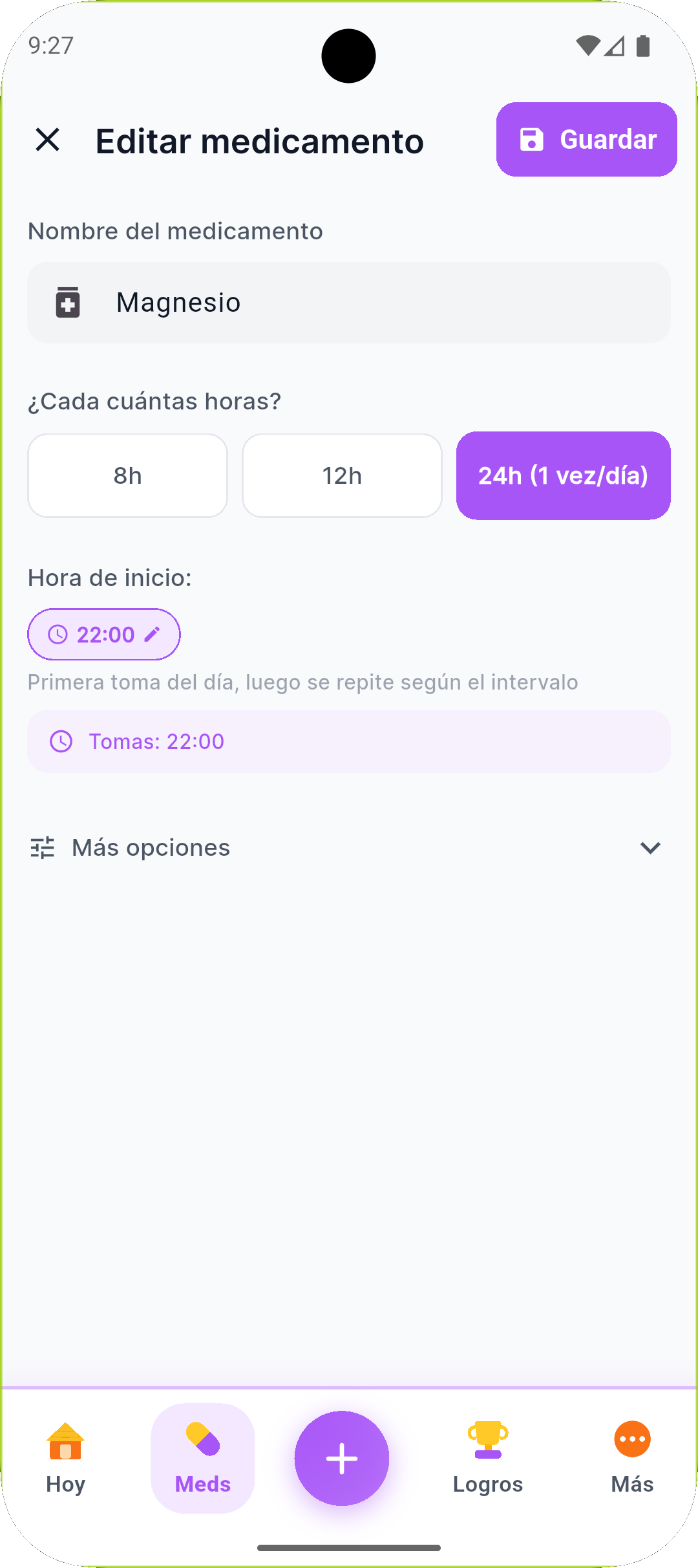 Editar medicamento